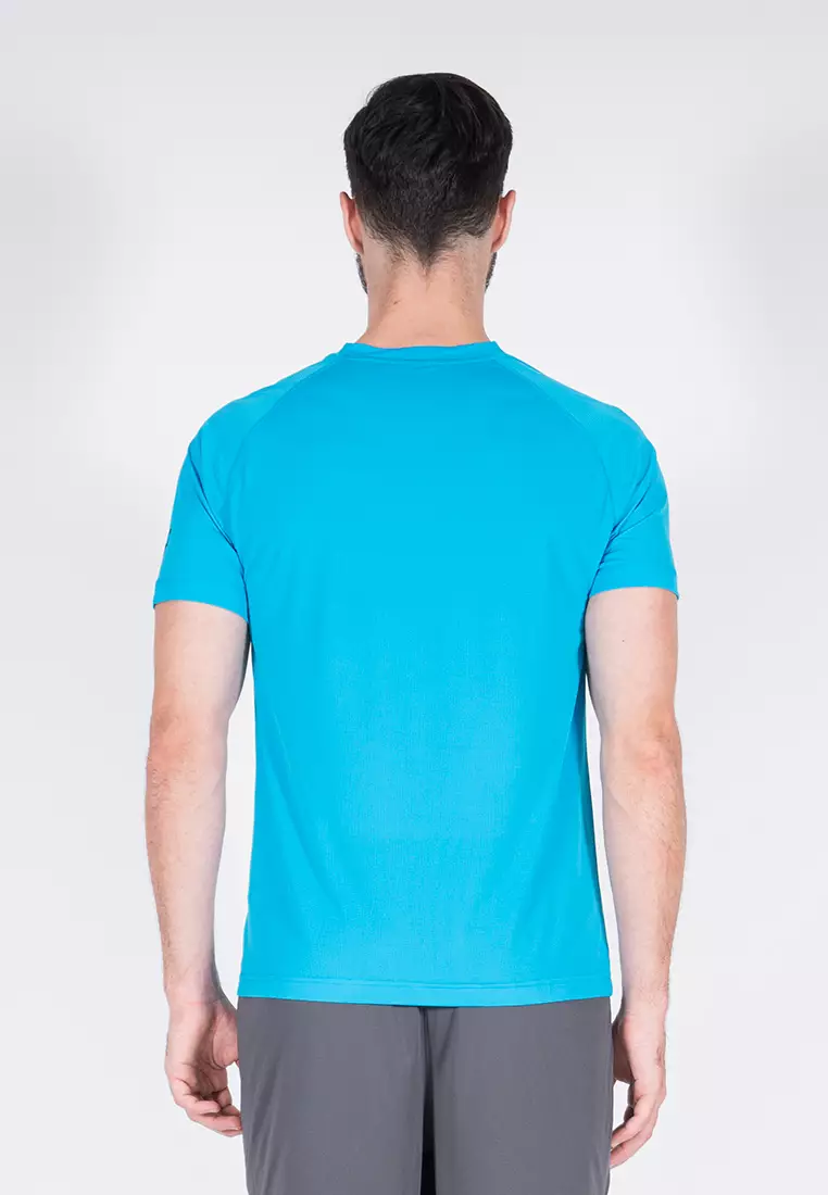 Amnig Men Training Raglan T-Shirt (Atomic Blue)