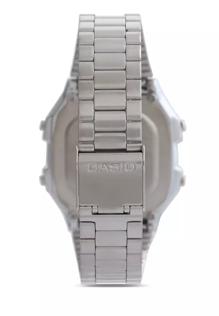 Casio Jam Tangan Wanita - Silver - Stainless Steel - A178WA-1ADF