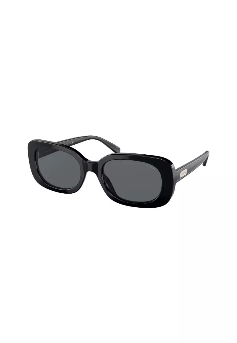 Coach women's black sale sunglasses