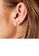 Glamorousky silver 925 Sterling Silver Plated Gold Simple Fashion Star Tassel Stud Earrings D67F3ACBA1E1CAGS_5