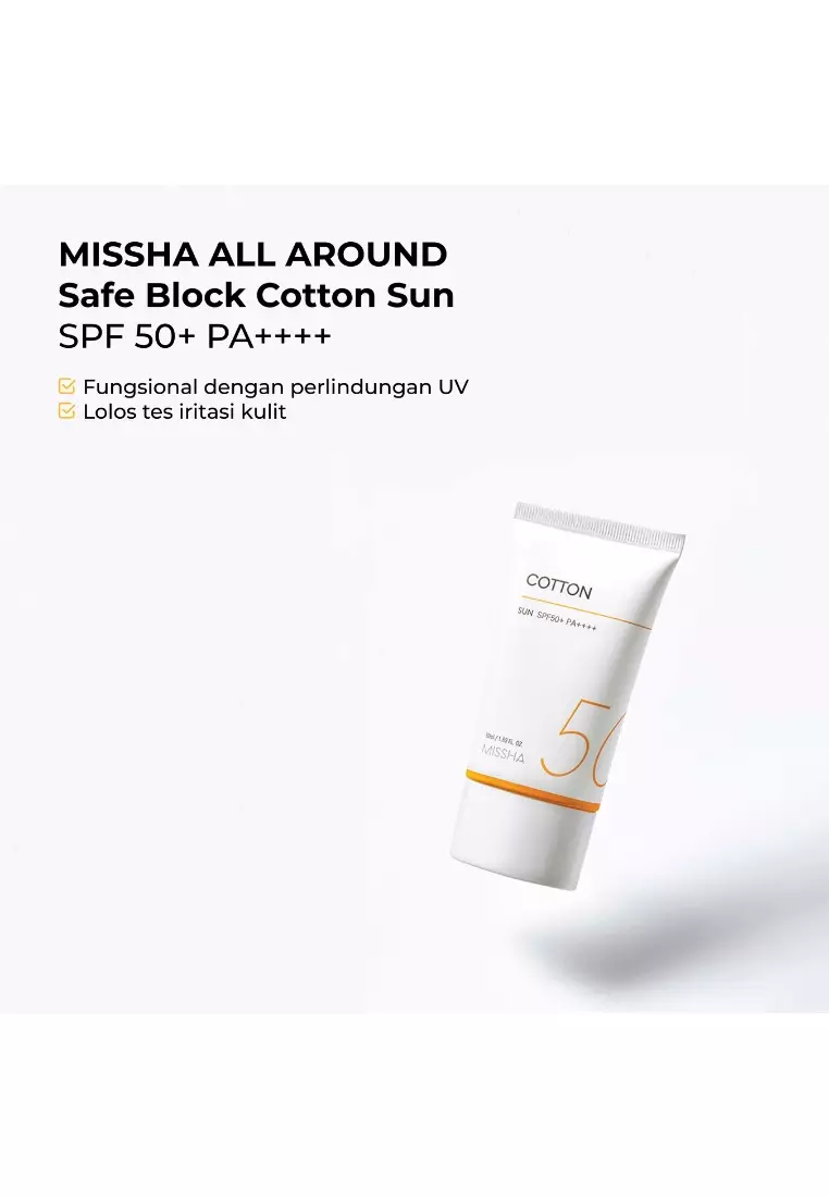 MISSHA All Around Safe Block Cotton Sun SPF50+ PA++++ (50ml)