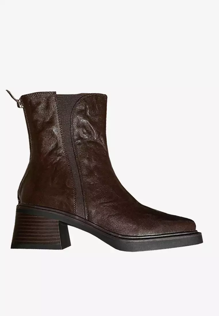 Discount on Twenty Eight Shoes  shoes - SKU: VANSA Fashion Sheep Leather Chelsea Booties VSW-B-221129