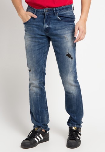 Jimmy Martin blue Premium Ripped Jeans BFBD4AA4C208DBGS_1
