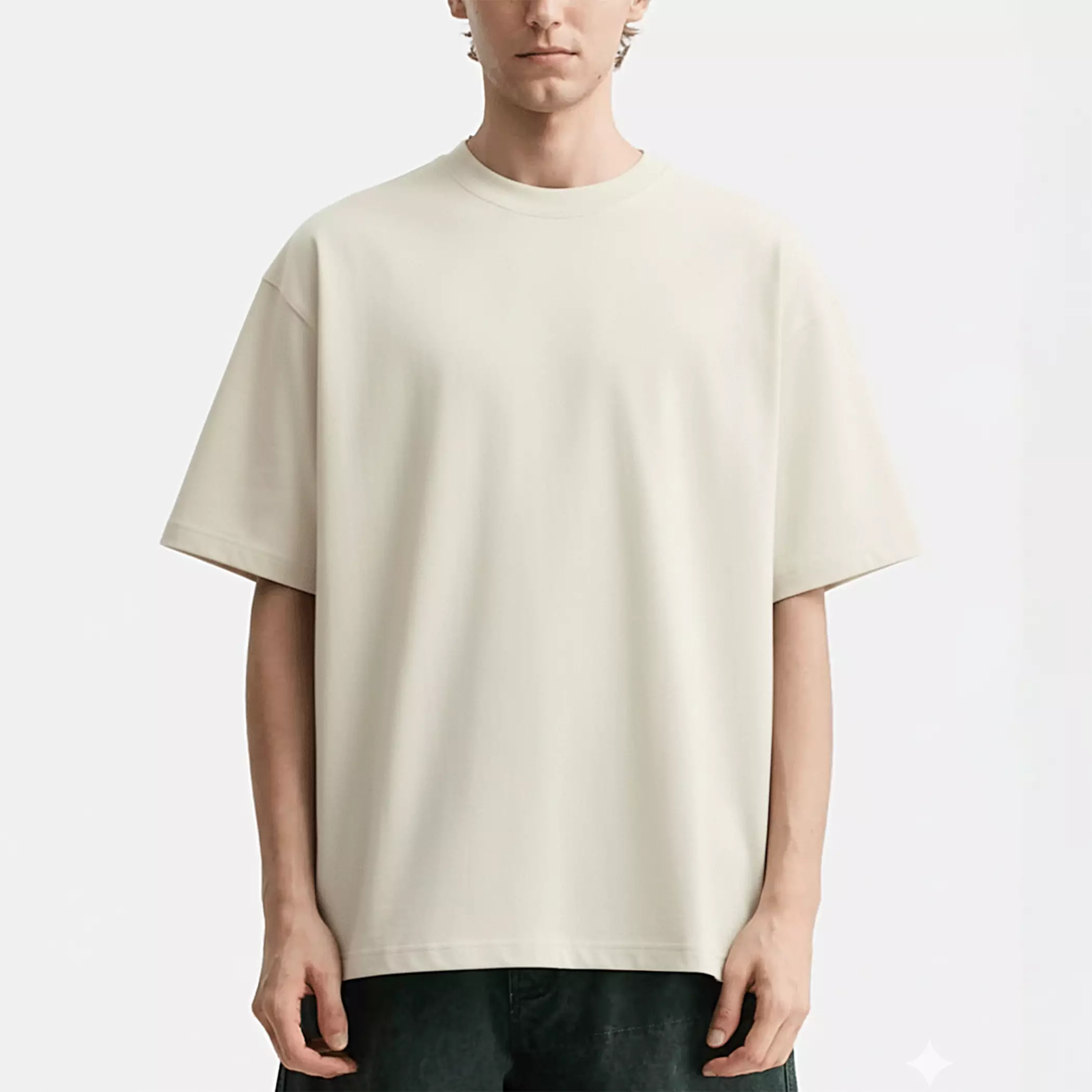 Gloaming Kaos Oversized Cotton  Danball 290 Gsm Cream