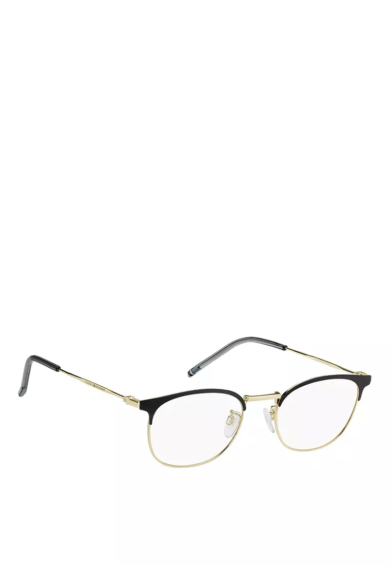 TOMMY HILFIGER Optical glasses TH 1899/F-I46, PANTOS Shape with MATTE BLACK GOLD Color