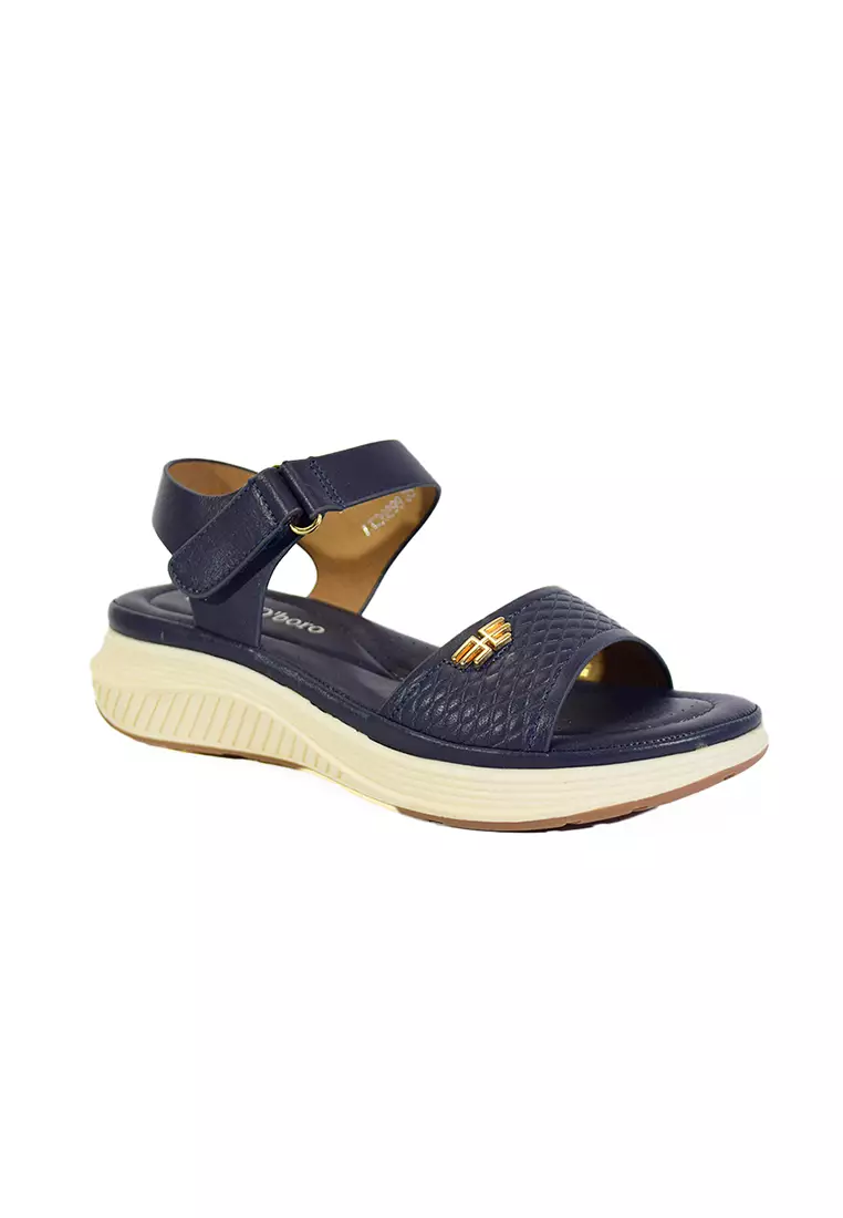 Discount on Mario D' boro Runway  shoes - SKU: Women's Flats Sandals LX 26899 Navy Blue C52