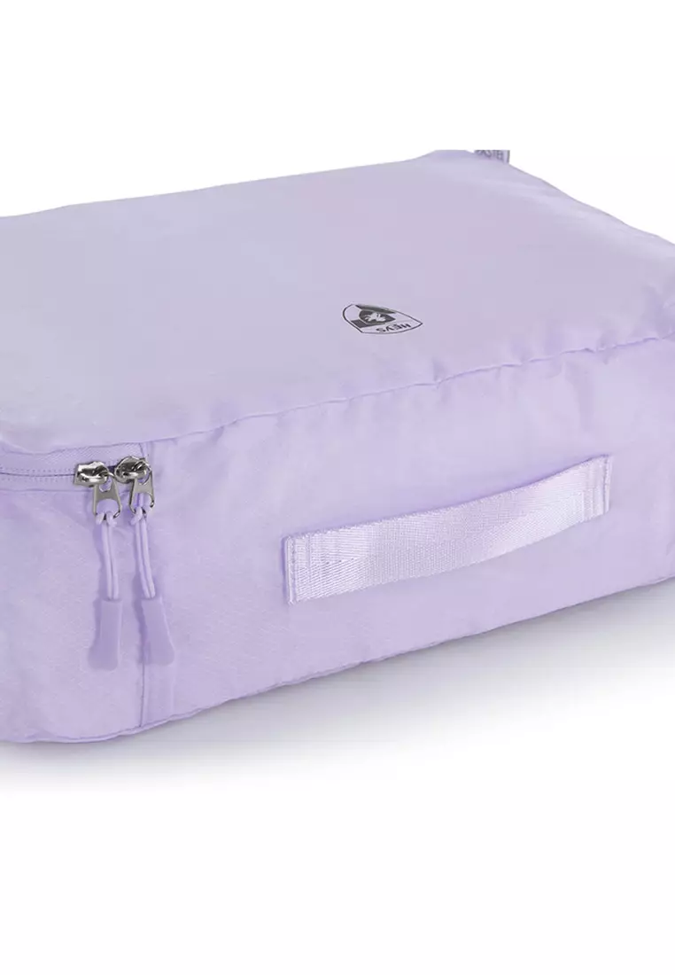 Pastel Packing Cubes 5pc Set Light Lavander