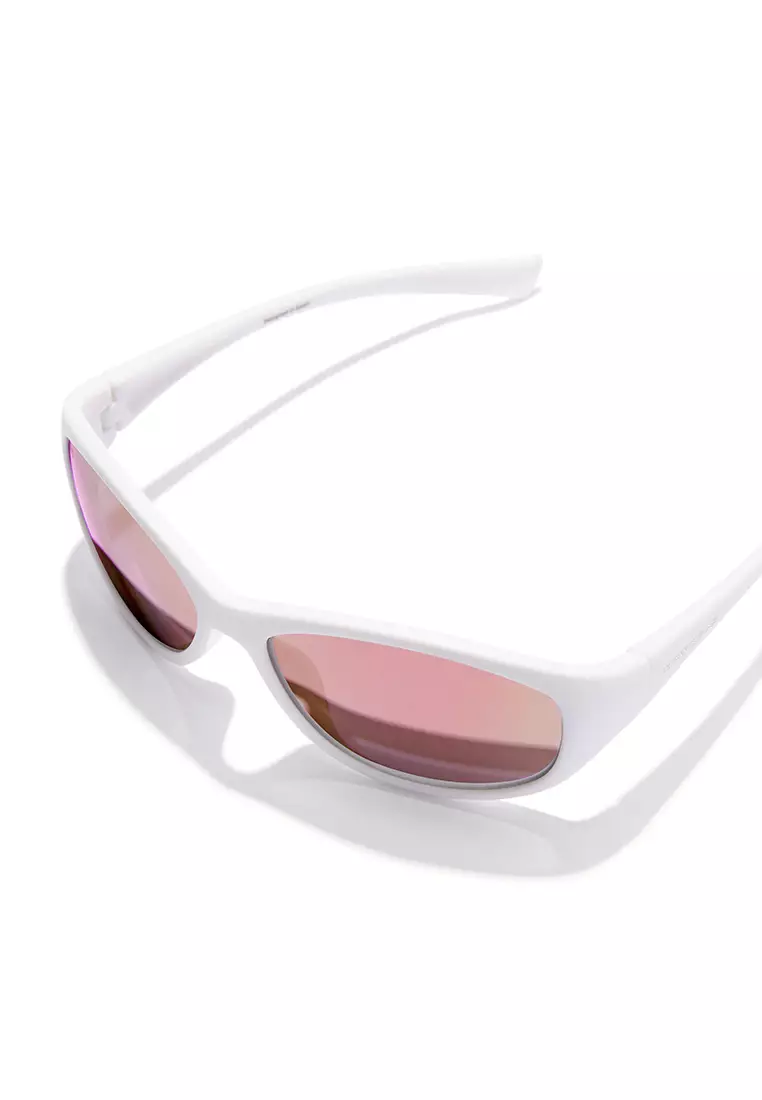 HAWKERS White Light Purple Rave Kids Sunglasses For Boys And Girls, Unisex. Official Product Designed In Spain