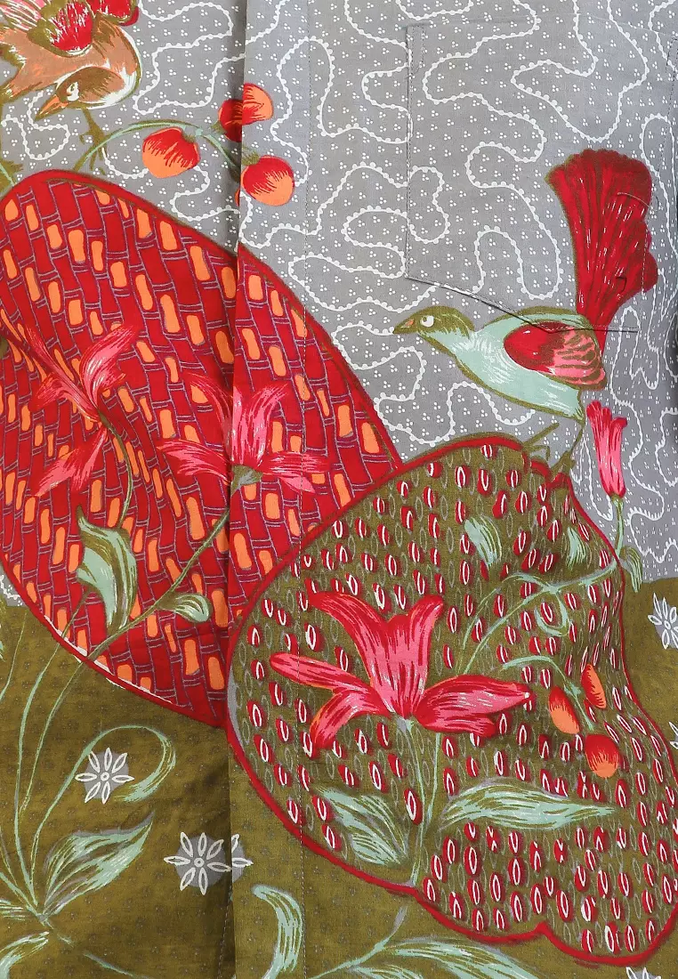 Hem Batik Body Fit Teratai Air