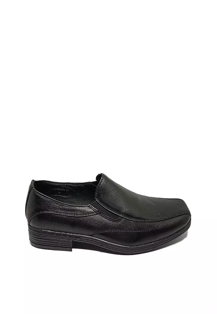 Gordon Slip on Black Shoes