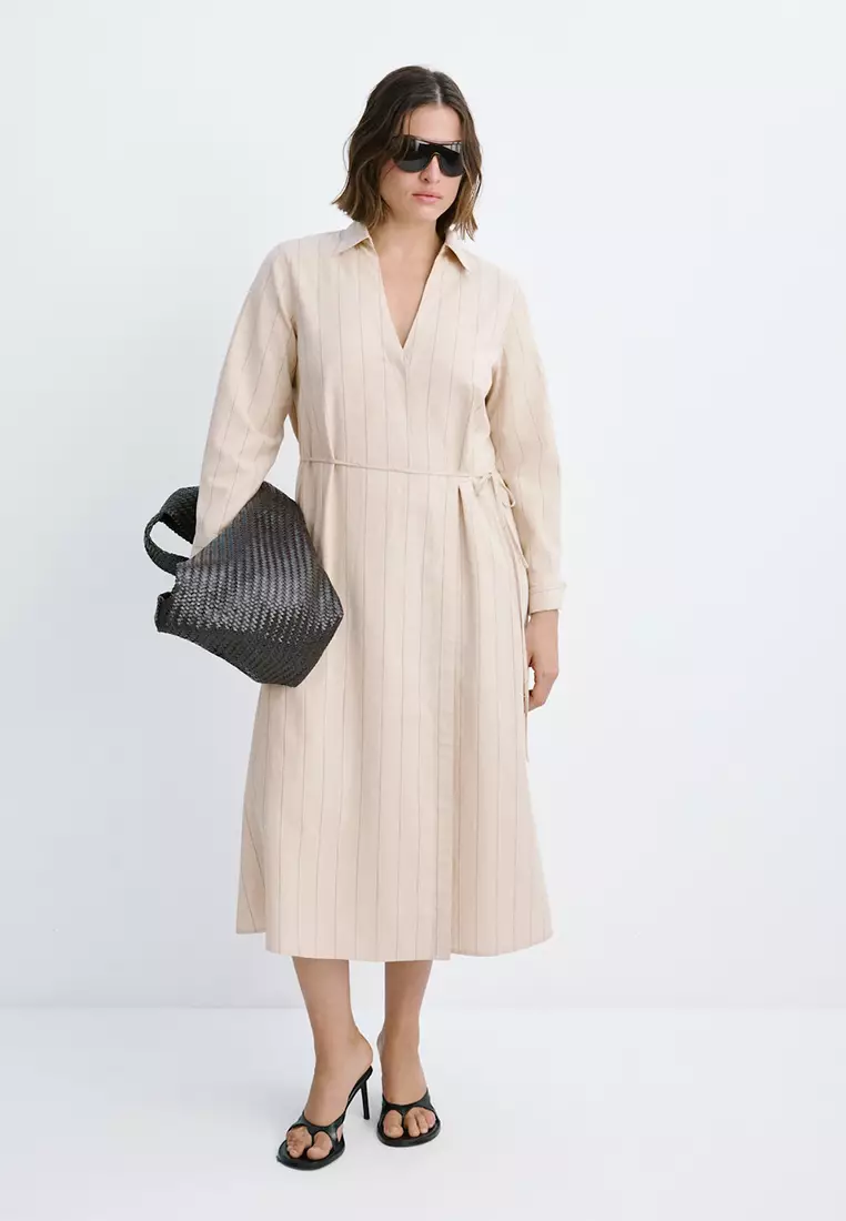Striped Shirt Dress