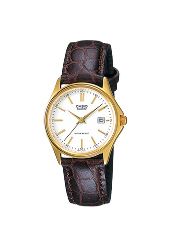 Buy Casio Casio Ladies Analog Leather Watch Ltp 1183q 7a 2021 Online Zalora Singapore