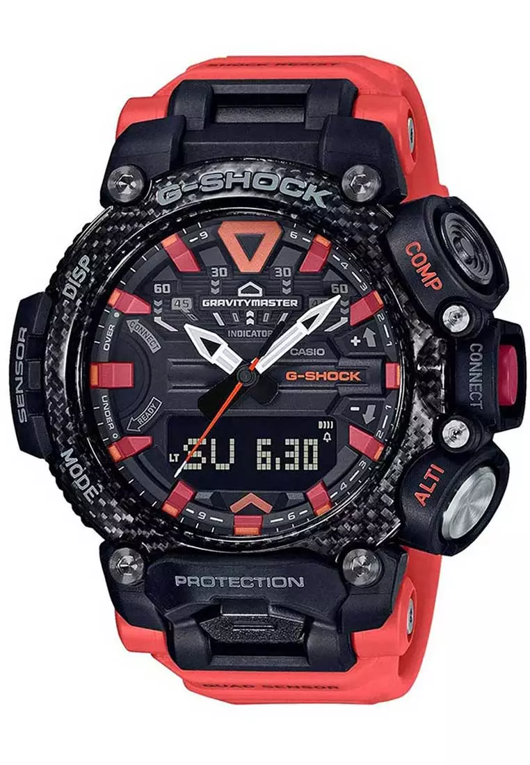 Casio G-SHOCK Jam Tangan Pria - Red Black - Resin - GR-B200-1A9