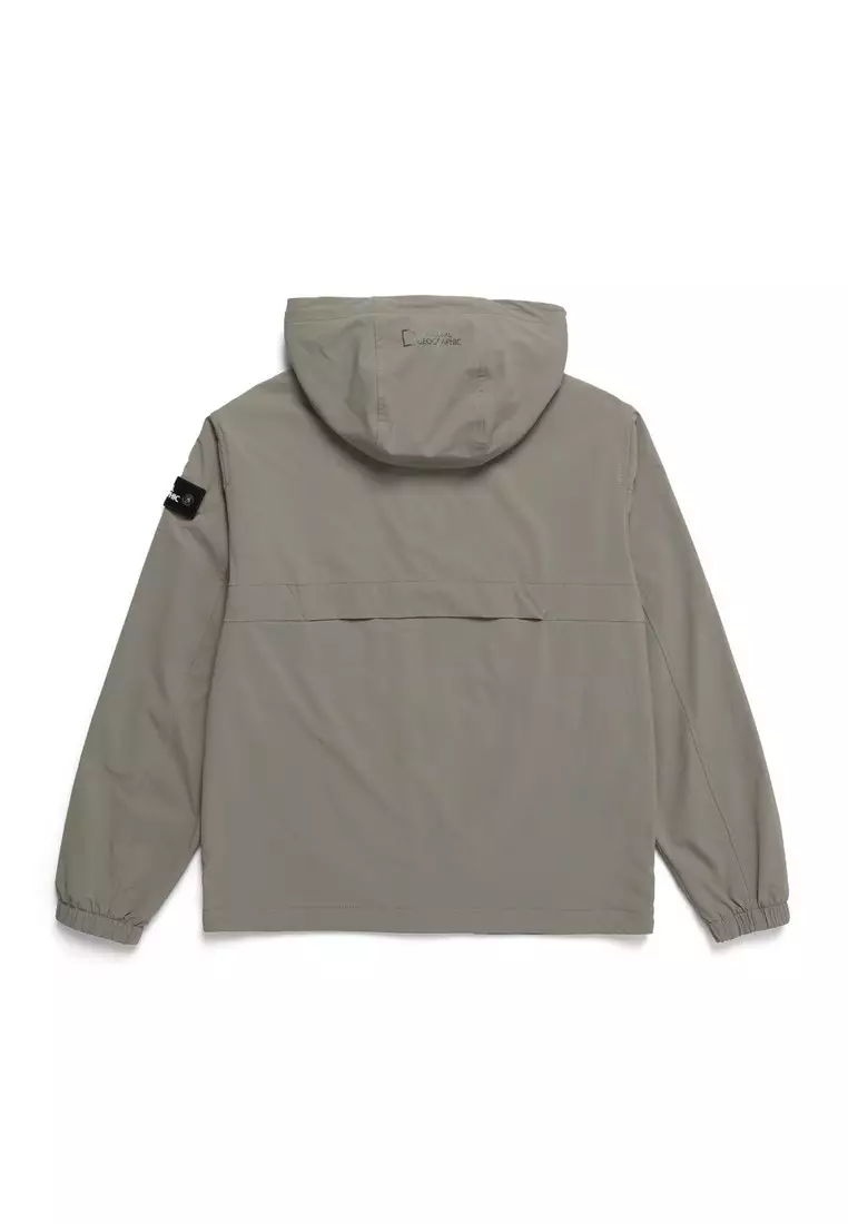 Unisex ARCHELON Woven Stretch Hooded Zip-Up Jacket