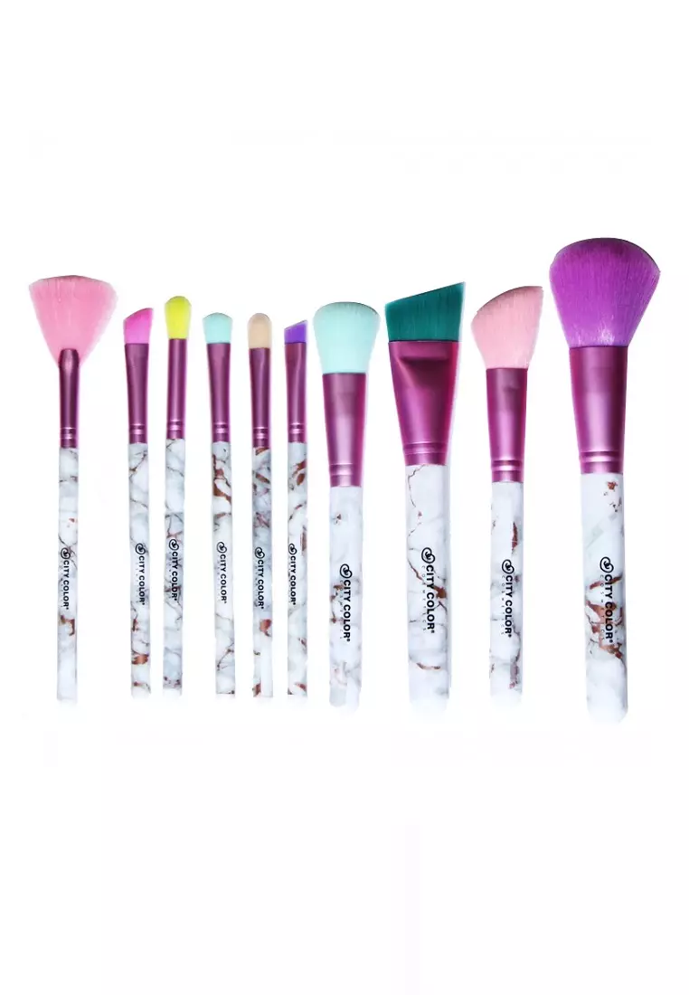 City Color 10pc Marbled Color Collection
