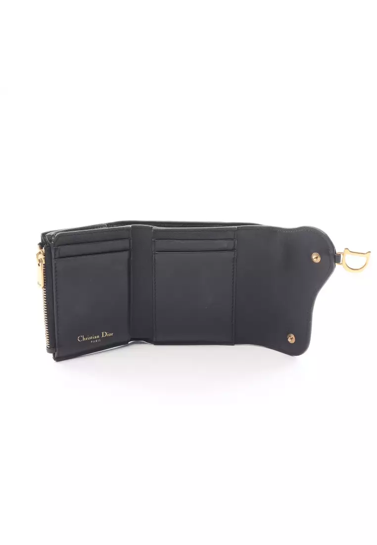 Dior saddle hot sale mini wallet