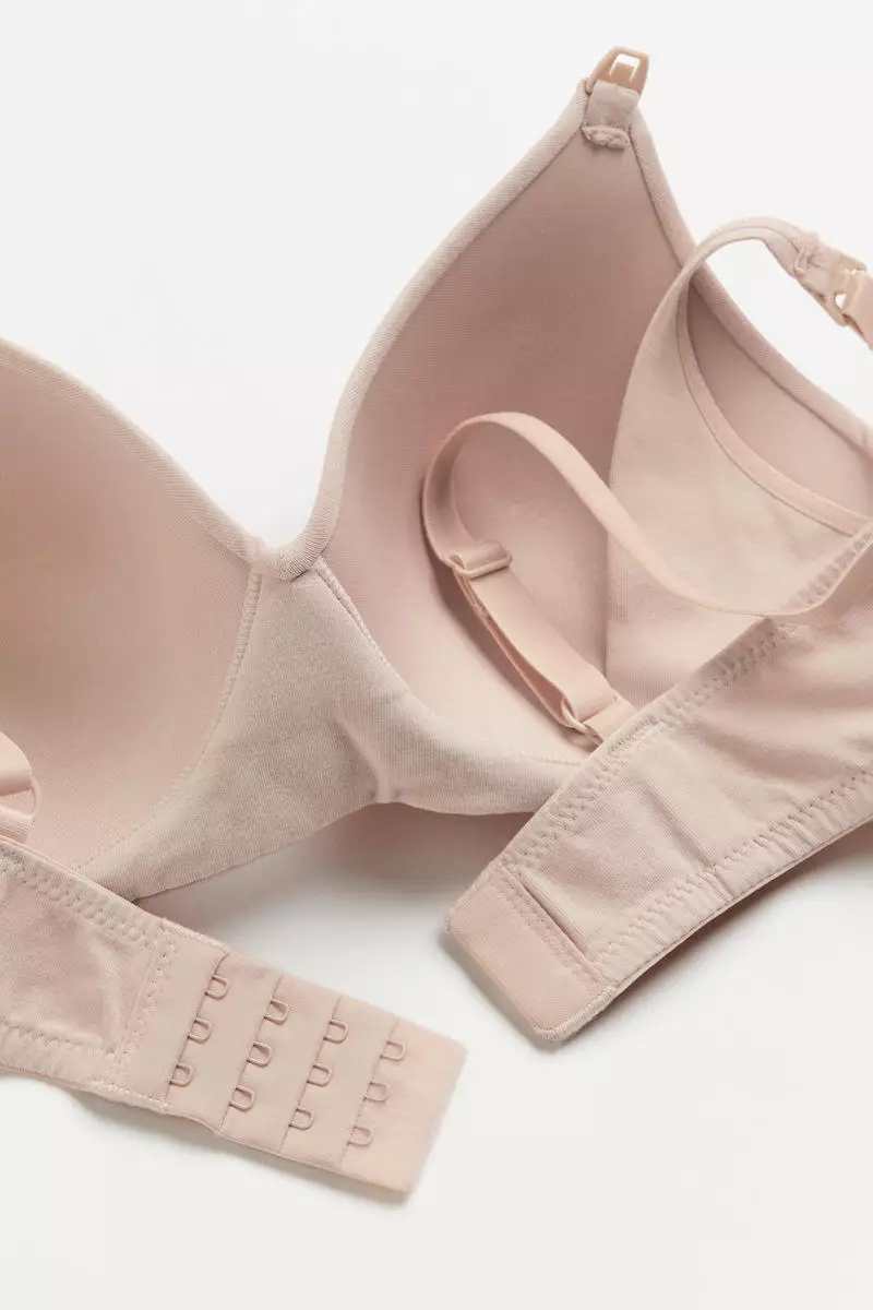 MAMA 2-pack padded cotton nursing bras