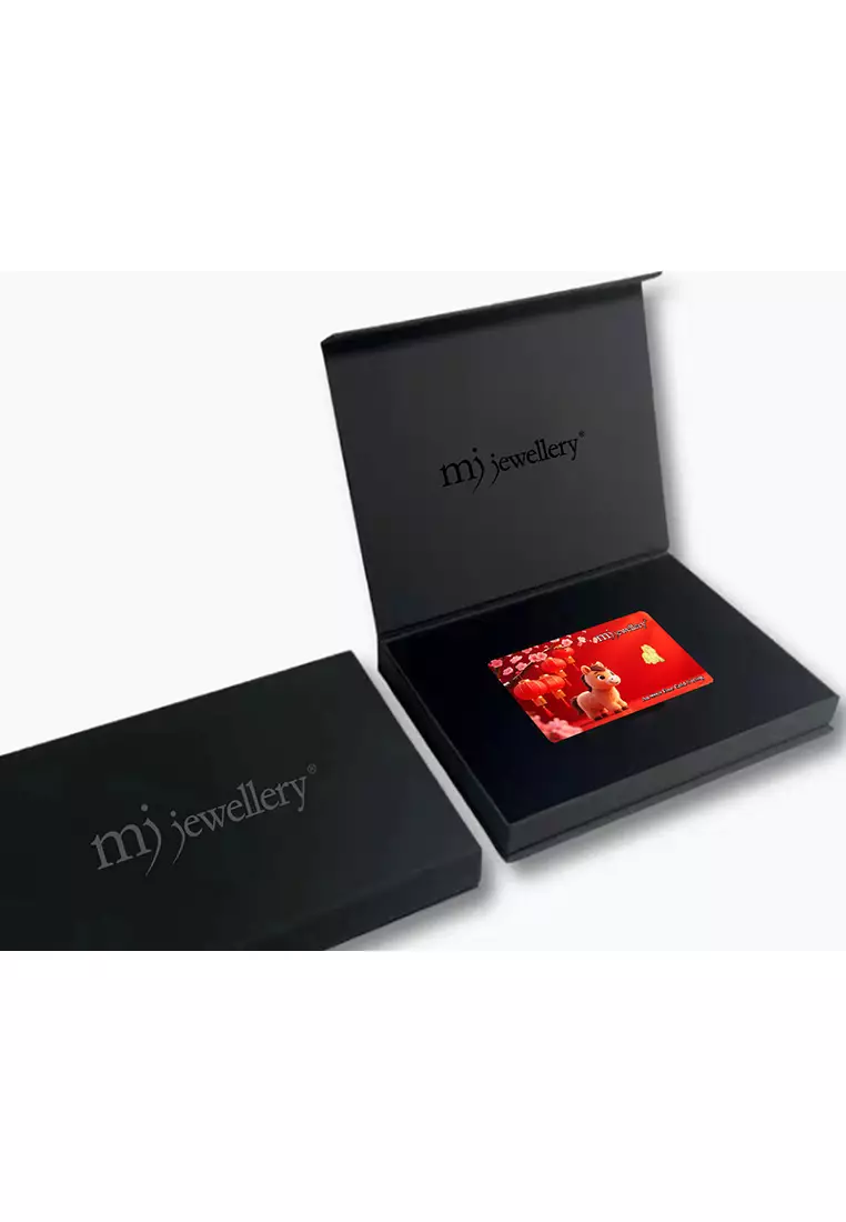 MJ Jewellery 5G Gold Collection 999.9/24K Horse Series Gold Bar (0.1g)