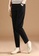 A-IN GIRLS black Elastic Waist Warm Casual Pants (Plus Cashmere) BD751AA7237630GS_2