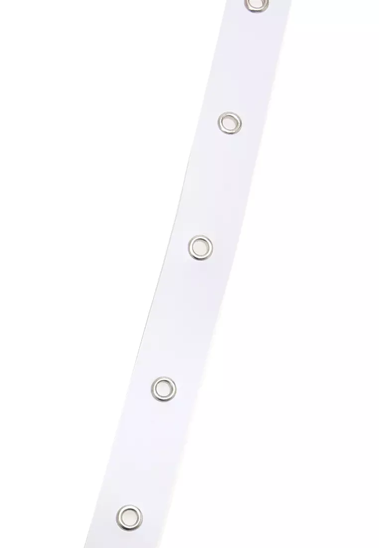 Imani Ikat Pinggang Wanita with Mini Wallet Multifunction Material Leather ORIGINAL - White