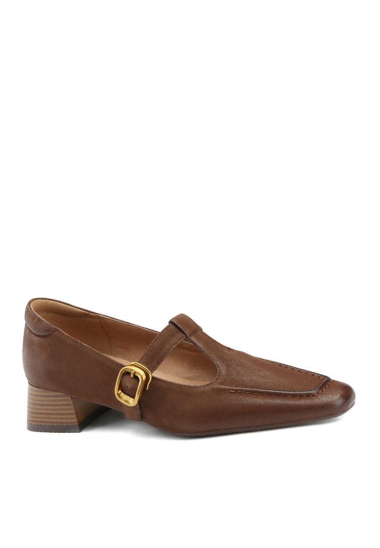 VANSA Vintage Sheepskin Mary Jane Shoes VSW-F0304892-9