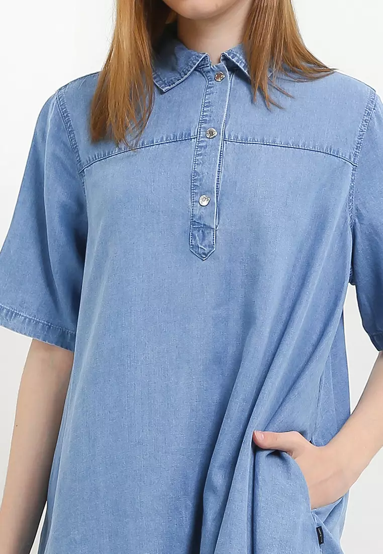 Ericka Denim Mini Dress