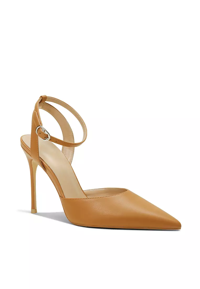 10CM Synthetic Leather Strap High Heel Sandals HZL278-1