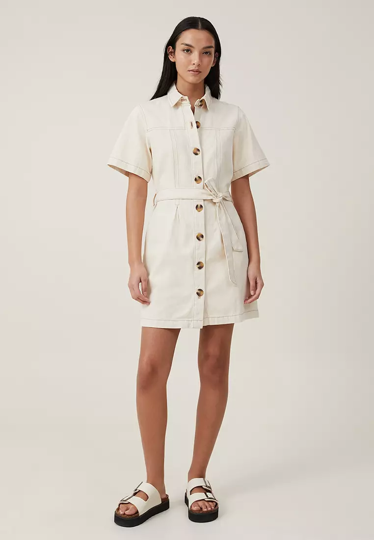 Buy Cotton On Denim Mini Dress 2024 Online ZALORA Philippines