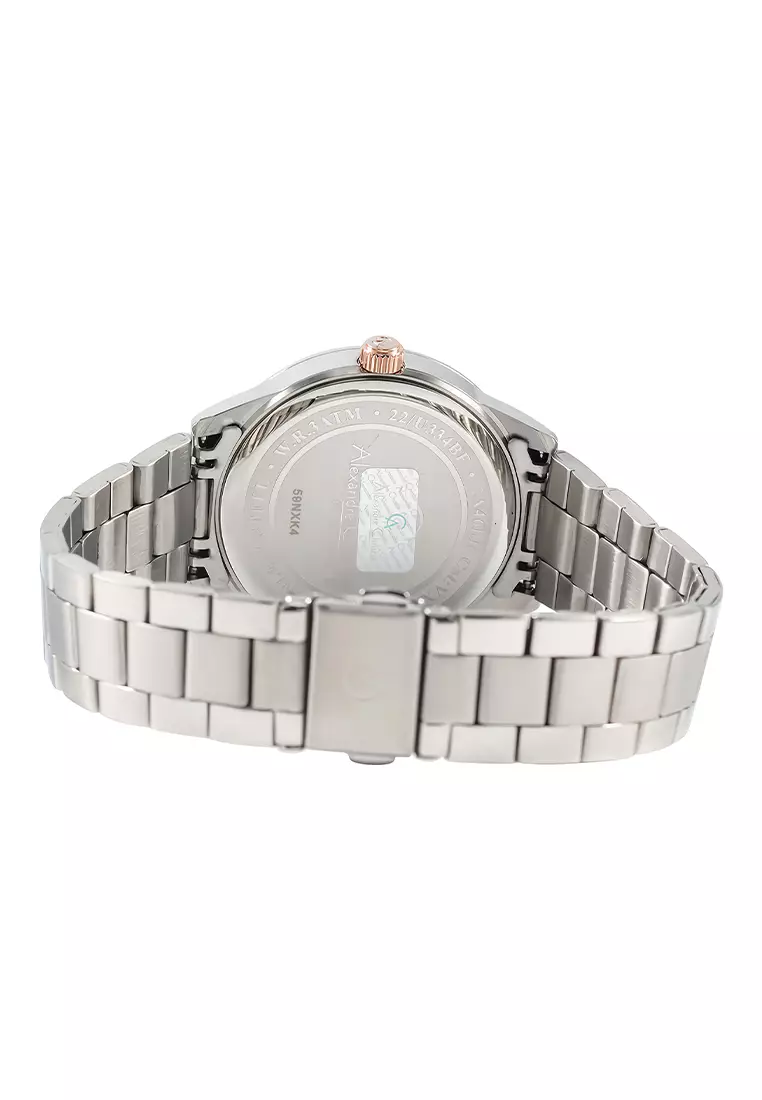 Alexandre Christie - Jam Tangan Analog Wanita - Silver Stainless Steel - 2A46 BFBSSSLRG