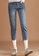 Its Me navy All-Match Cropped Jeans 48AA2AA71D635BGS_4