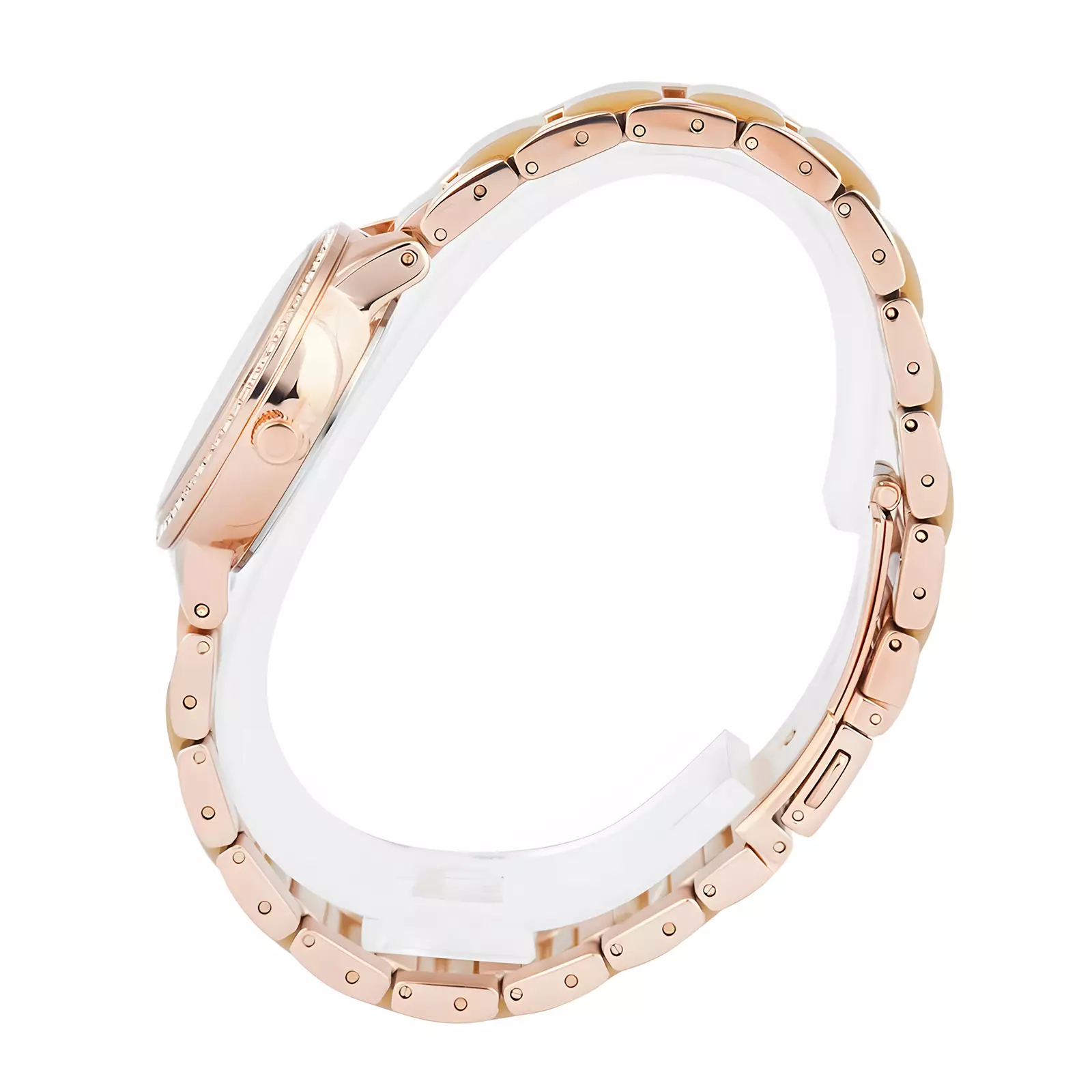Alexandre Christie Passion Series - Jam Tangan Analog Wanita - Rose Gold Beige - Stainless Steel - 2A94 LDBRGLNIV