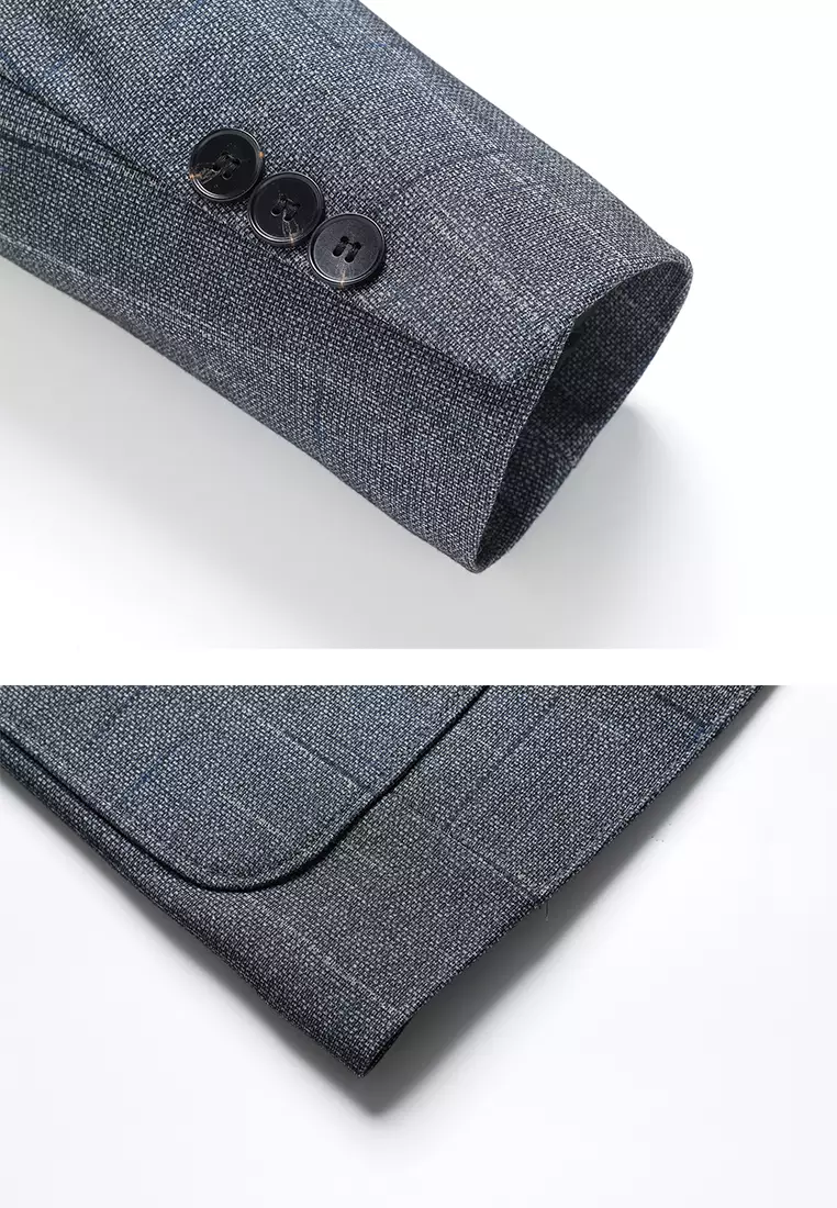 Non Iron Texture Suit Jacket LB6671