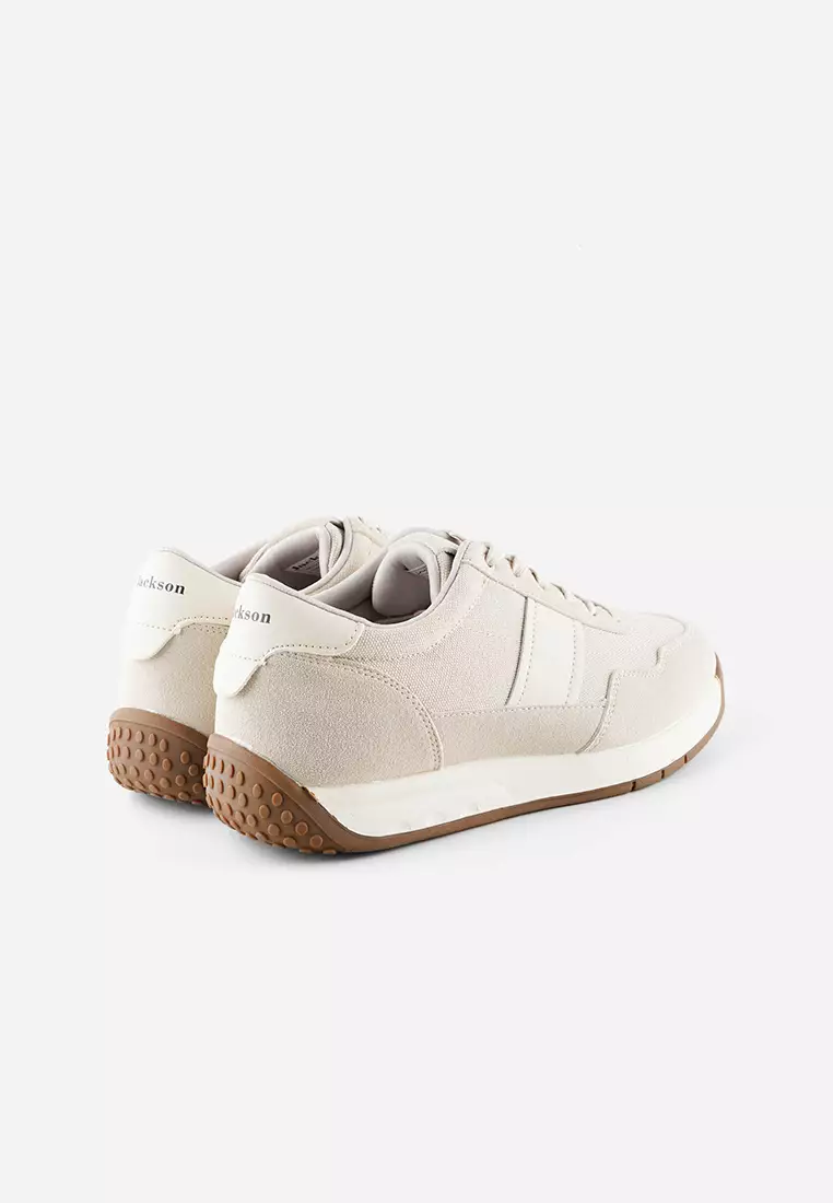 Jackson Kian 1JG Beige - Sepatu Sneakers