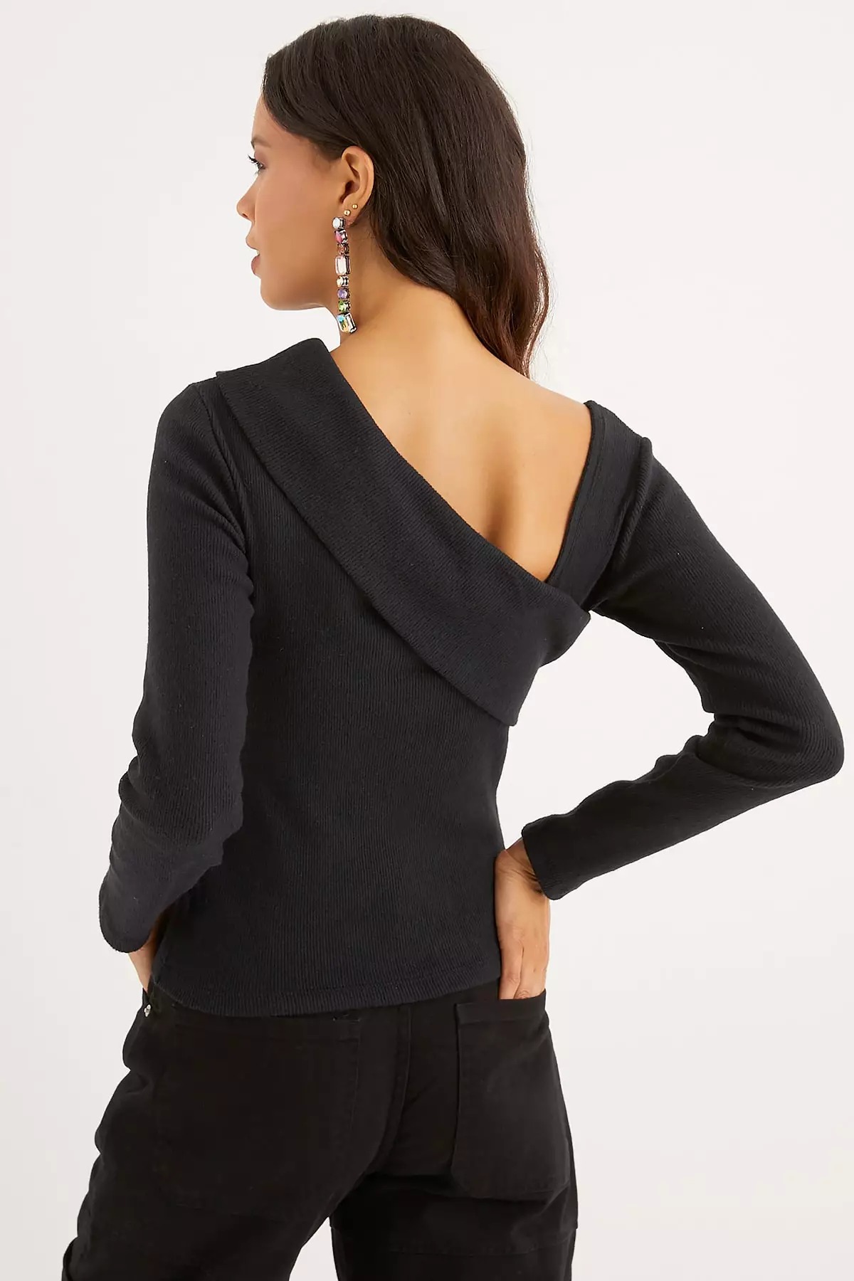 Asymmetrical Knit Top