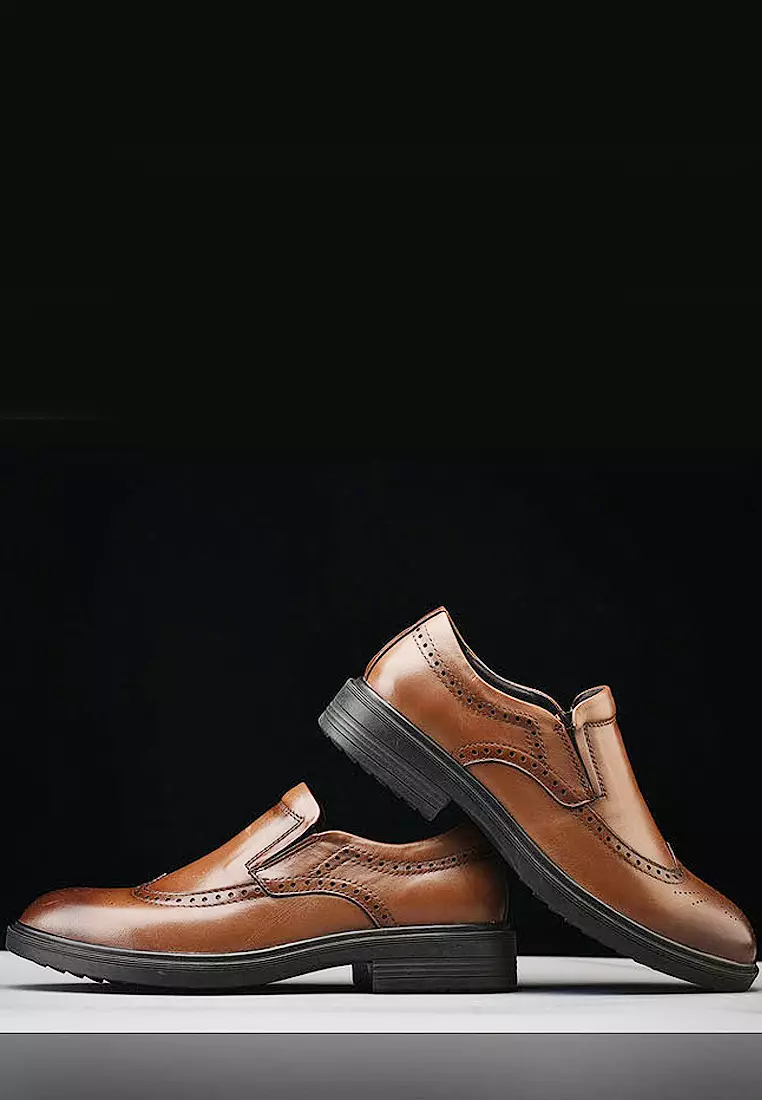 Buy Twenty Eight Shoes VANSA Brogue Leathers Slip on Loafer Shoes