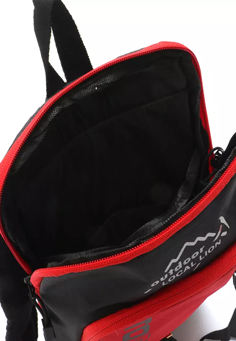 Dermash Bike Backpack Sport Unisex Casual Large Storage Material Cordura ORIGINAL - Red