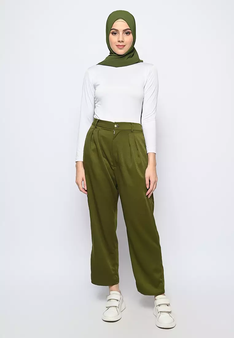 Lucina Baggy Pant Army