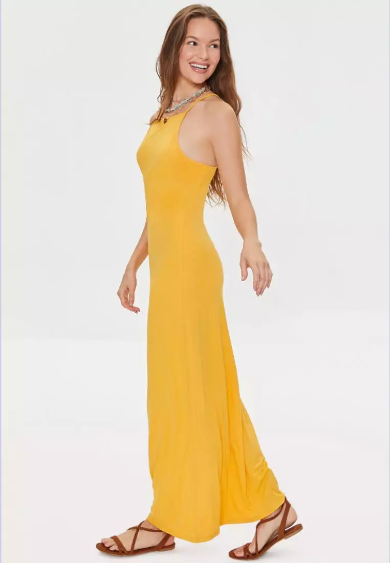 Gold maxi new arrivals dress forever 21
