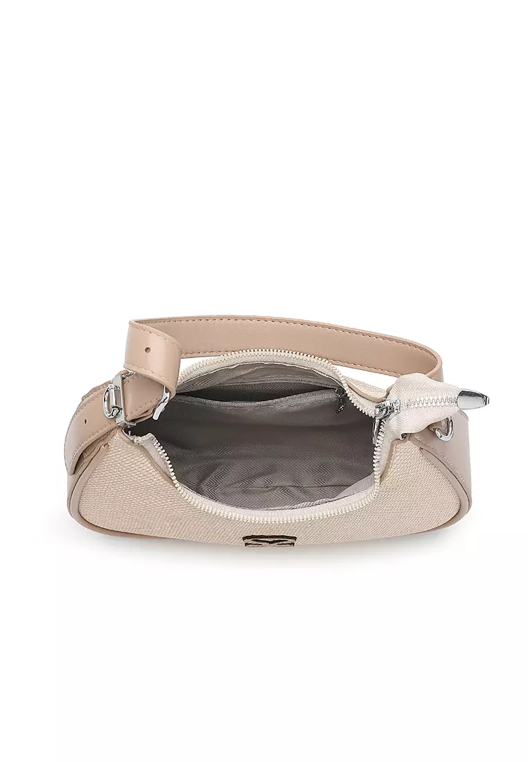 Women's Top Handle Bag / Sling Bag / Crossbody Bag / Shoulder Bag (手拿袋 / 斜孭袋 / 單肩包) - 棕色