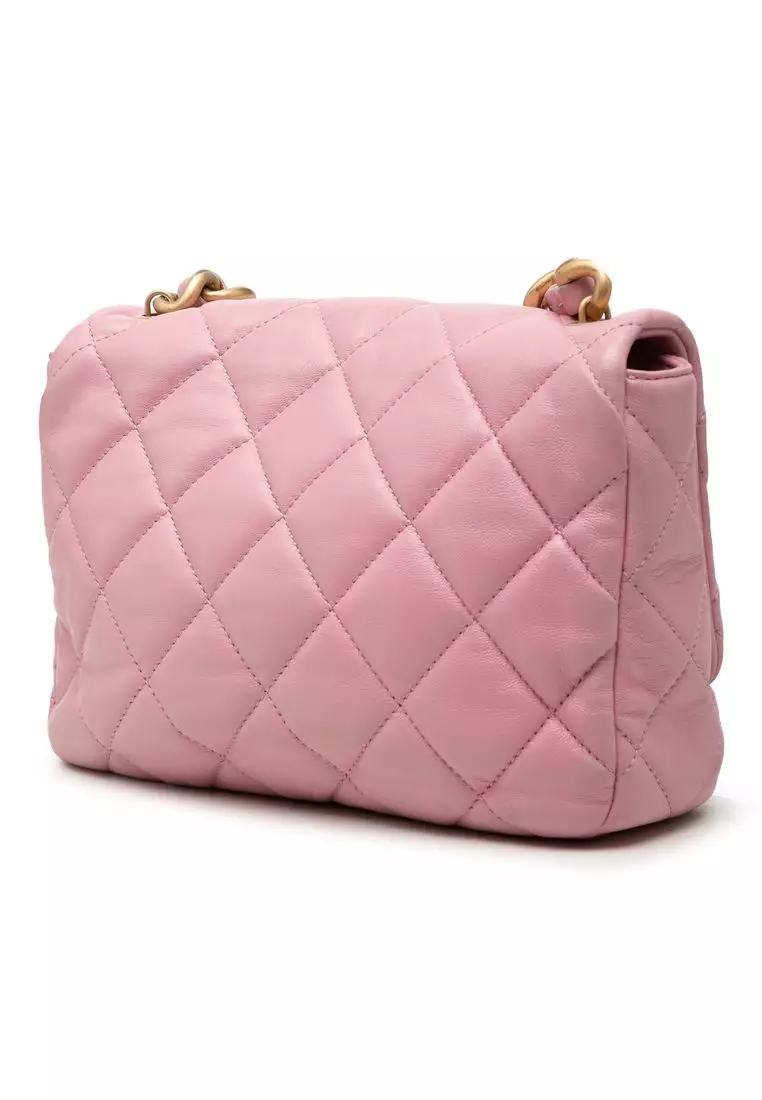 Pre-Loved Chanel Small Quilted Lambskin Candy Chain Flap