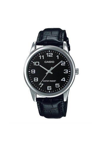 CASIO black Casio Classic Analog Watch (MTP-V001L-1B) EF529AC149027EGS_1