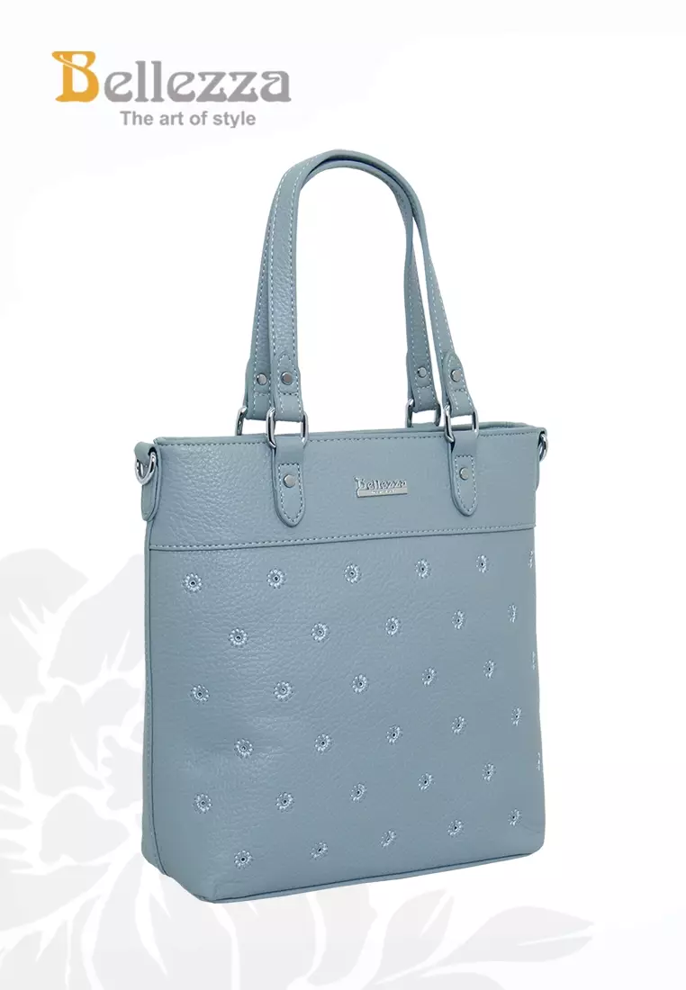 Bellezza Handbag CZ243 Light Blue
