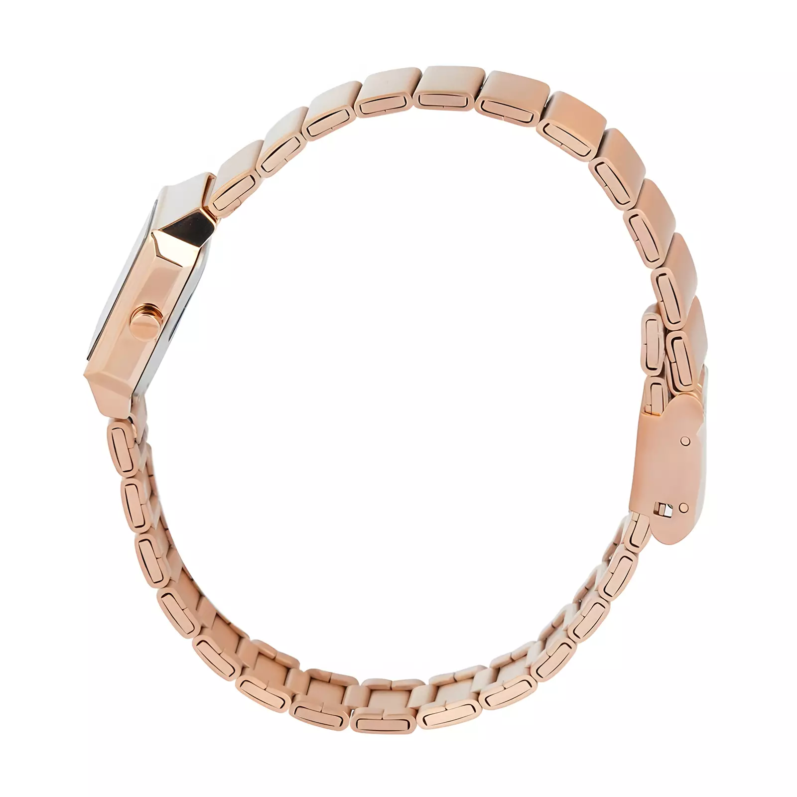 Jam Tangan Analog Wanita - Rose Gold Blue - Stainless Steel - 2B81 LHBRGBU