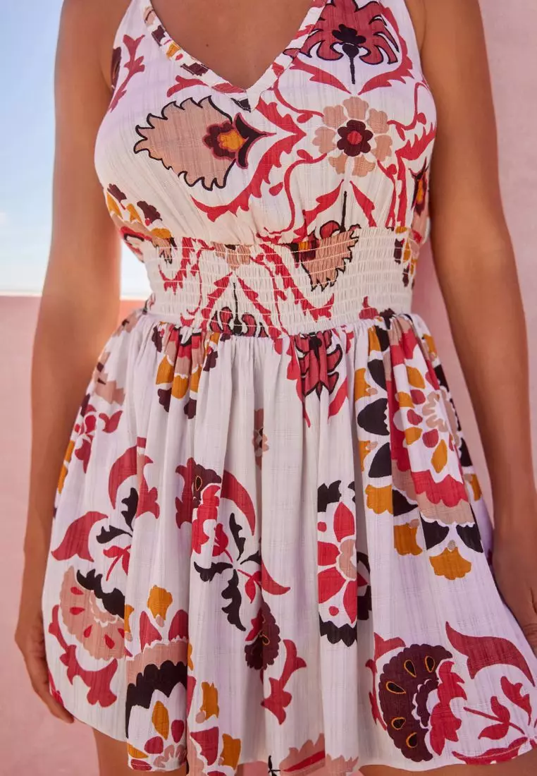 Halter Summer Skort Dress