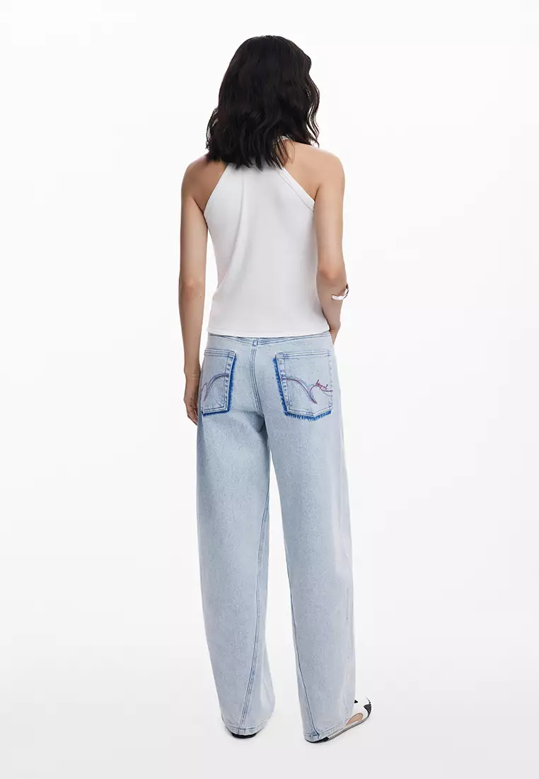 Tank top with opening