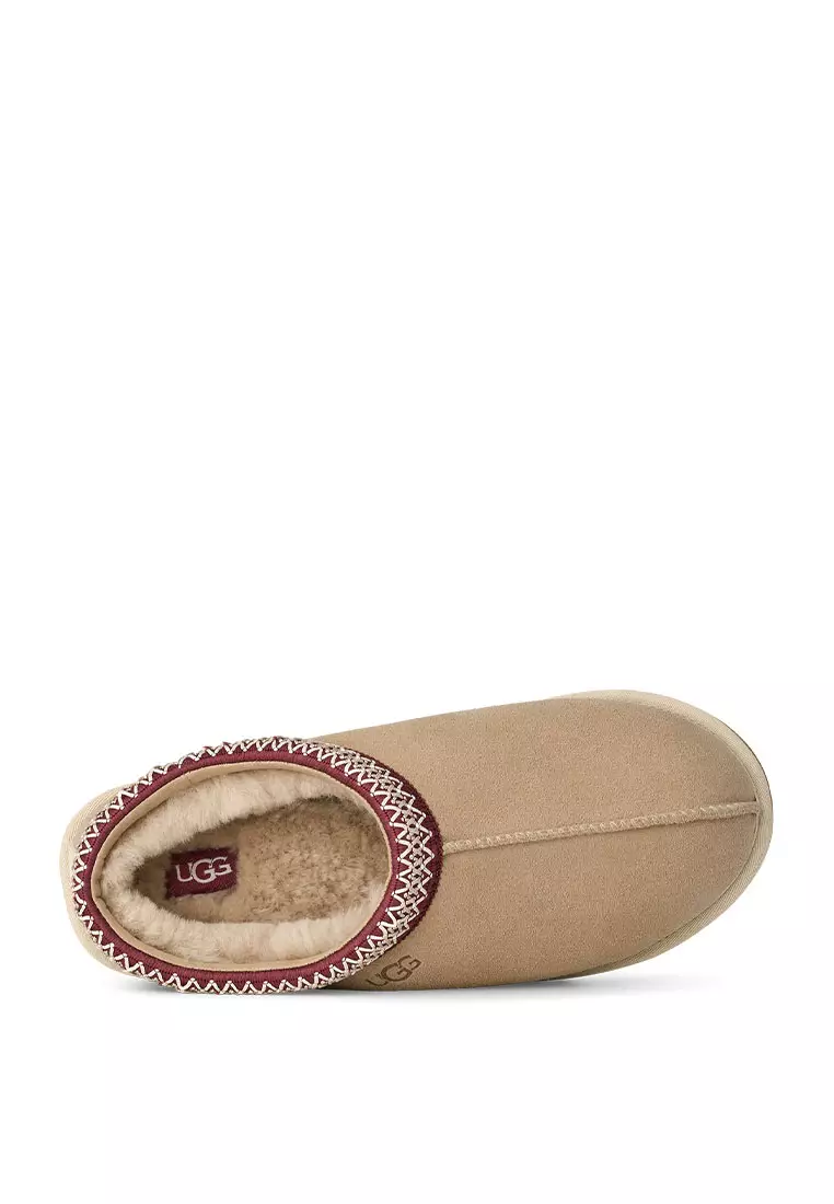 Men's Tasman II Slipper - Driftwood / Biking Red (1174671-DWD)