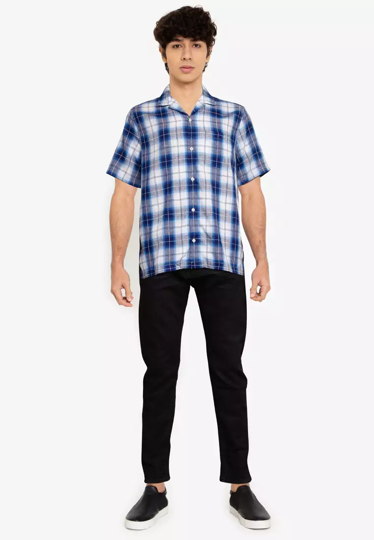 Buy GAP VSlim Taper Washed Black 2024 Online ZALORA