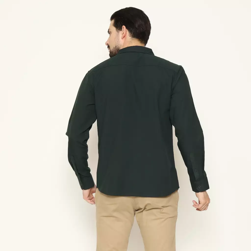 AMK Kemeja Pria Lengan Panjang SHS River L/S Green