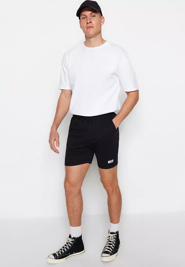 Men's Label Detail Shorts