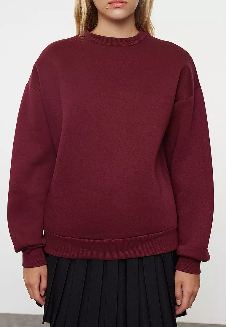 Oversized Fleece Inner Sweatshirt